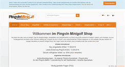 Desktop Screenshot of pingvin-minigolf.de